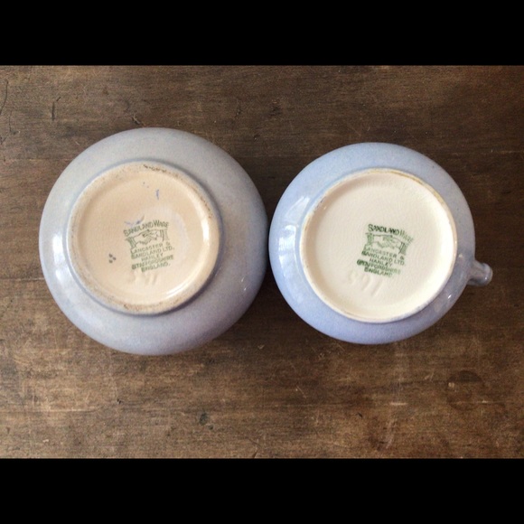 VTG Sandland ware Sugarbowl and Creamer